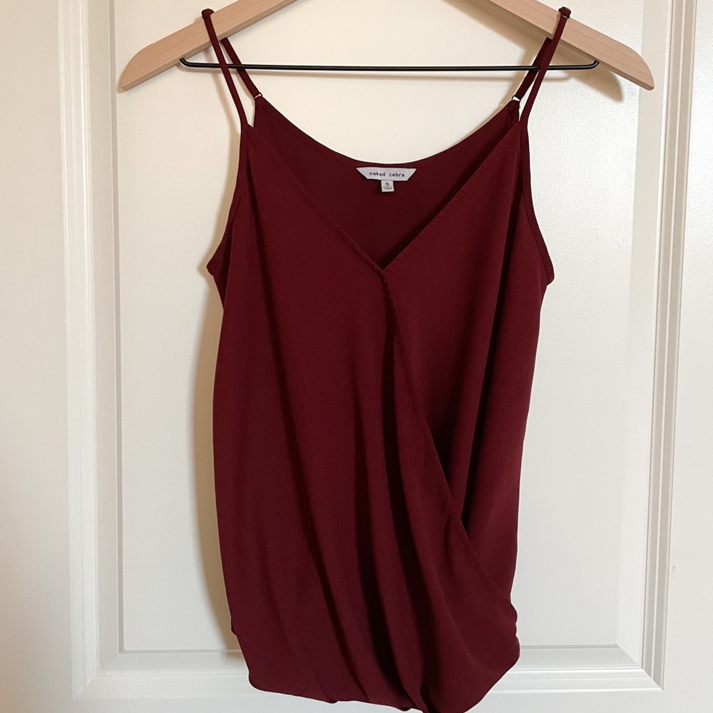 Elegant Burgundy Cami Top